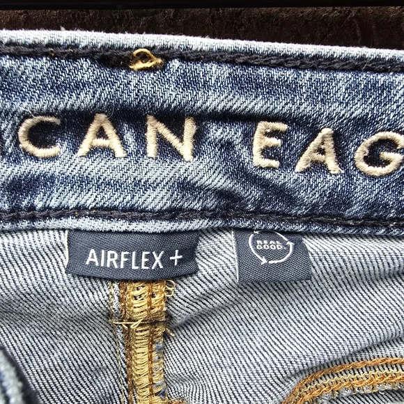 American Eagle Outfitters Light Blue Boot Cut Jeans Airflex - Picture 7 of 9